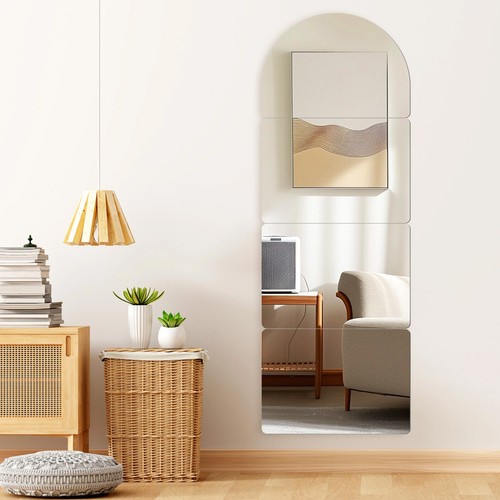 4pcs mirror tiles - tiles, wall