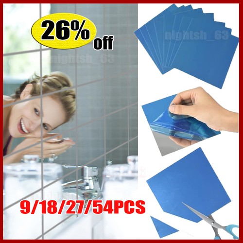 54pcs mirror tiles - tiles, wall