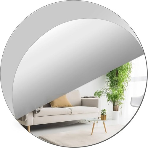Acrylic mirror stickers round - acrylic,