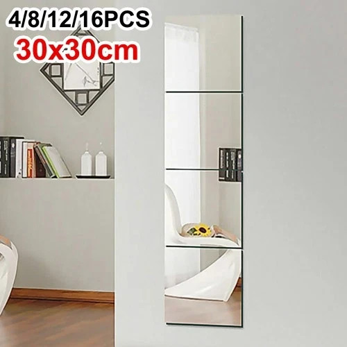 16pcs 30x30cm mirror tiles - 16pcs,