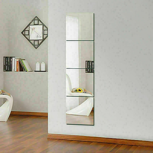 Diy mirror tiles - mirror, wall