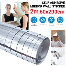 2m Large Mirror Wall Sticker