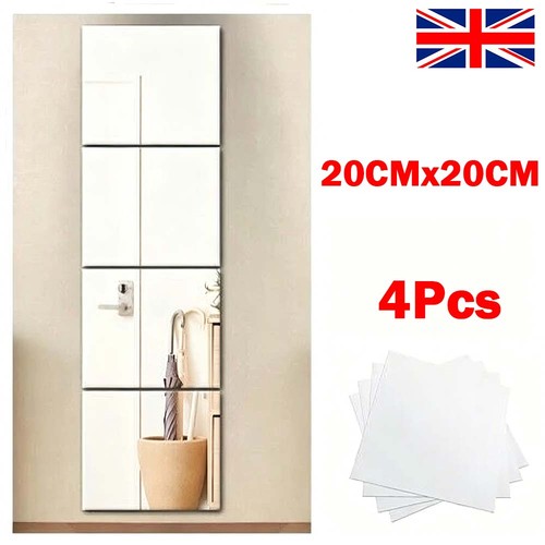 Square mirror tiles - mirror,