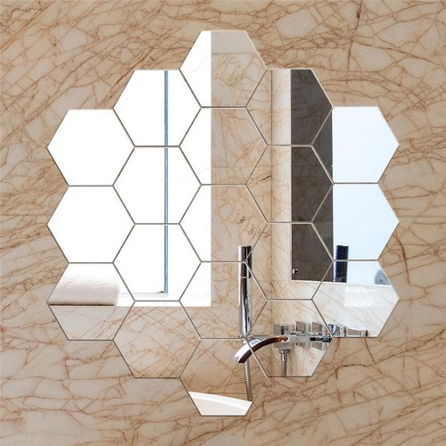 24pcs mirror tiles - tiles, wall
