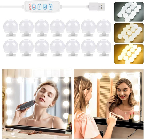Hollywood mirror lights - mirror, stick