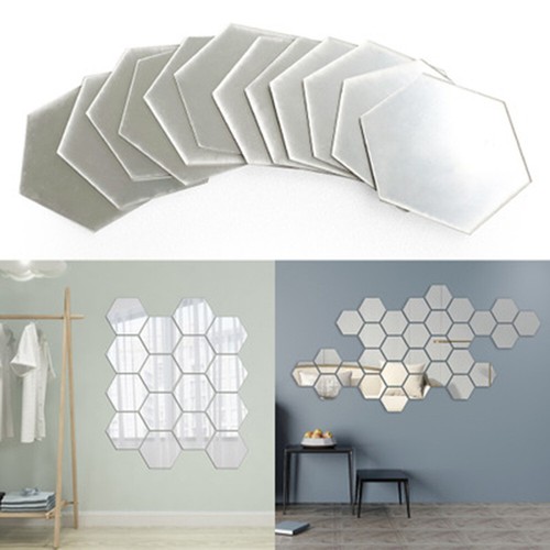 60x glass mirror tiles wall - glass,