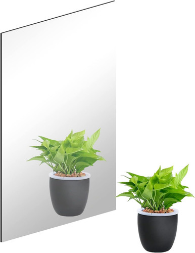 Stick mirror 30x21cm glass - mirror,