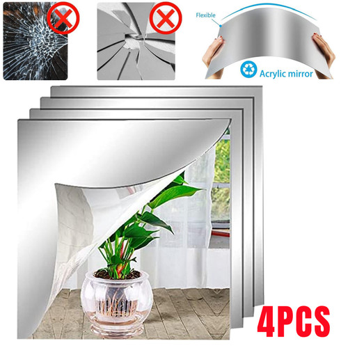 4pcs 30x30cm mirror tiles - 30x30cm,