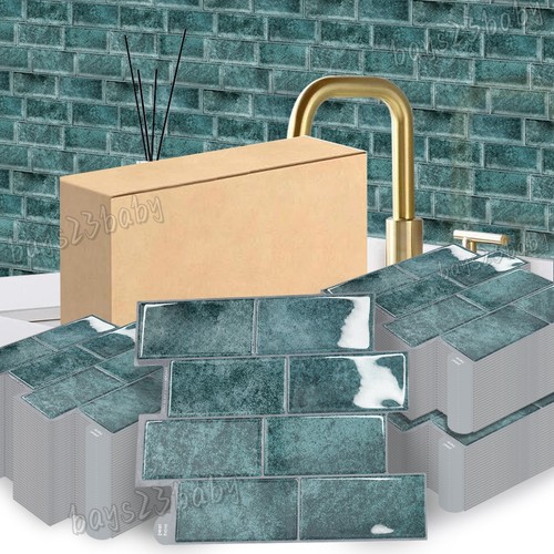 60x blue mosaic - mosaic, bricks
