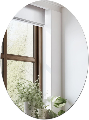 Oval wall mirror 33cm - oval,