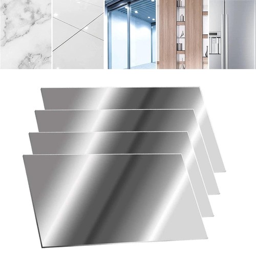 4pcs diy glass mirror tiles - 4pcs,