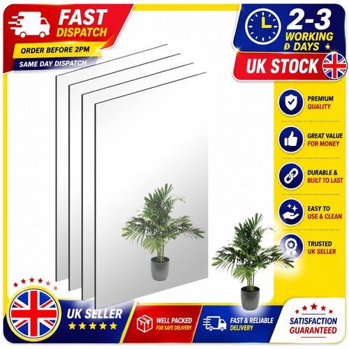 4pcs stick mirror tiles - 4pcs, on