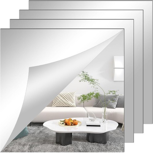 4pcs mirror tiles wall - tiles, sticker