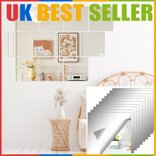 10pcs 20x20cm mirror tiles - 10pcs,